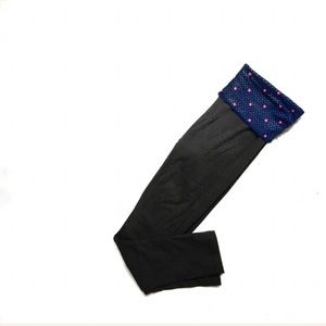 [aerie] Fold-over Leggings w/ Print | Size M